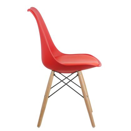 Imagem de Cadeira Charles Eames Dsw Soft Wood Eiffel Estofada