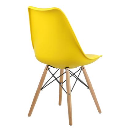 Imagem de Cadeira Charles Eames Dsw Soft Wood Eiffel Estofada
