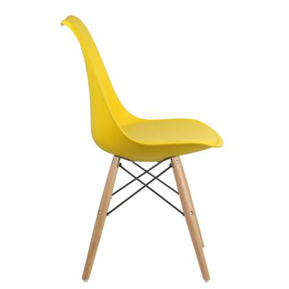 Imagem de Cadeira Charles Eames Dsw Soft Wood Eiffel Estofada