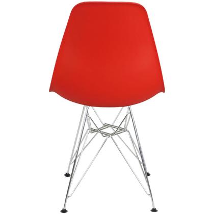 Imagem de Cadeira Charles Eames Eiffel Base Metal Cromado