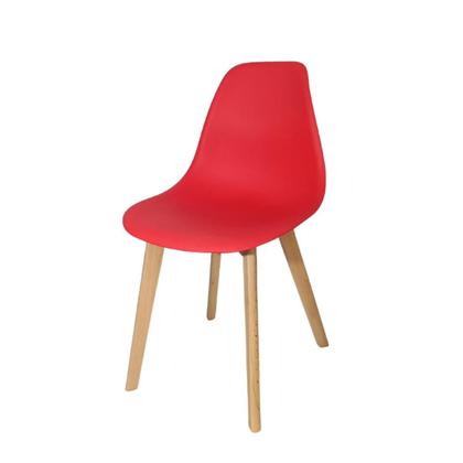 Imagem de Cadeira CHARLES EAMES Solid Wood 131PP VERMELHA KIT 4 UN