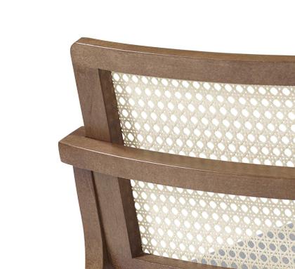 Imagem de Cadeira com Palinha Avanti Madeira Linho Imbuia