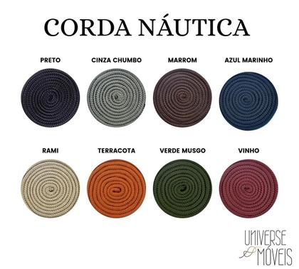 Imagem de Cadeira Corda Náutica E Alumínio P/ Área Externa E Interna