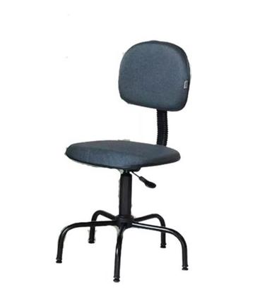 Imagem de Cadeira Costureira Secretaria Cinza