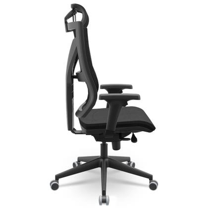 Imagem de Cadeira Darix X+ Slider Braços 1Dpu Nacional Poliéster Preto