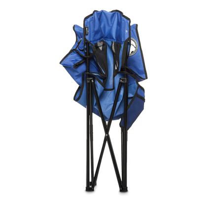 Imagem de Cadeira de acampamento Amazon Basics Large Mesh Back Blue