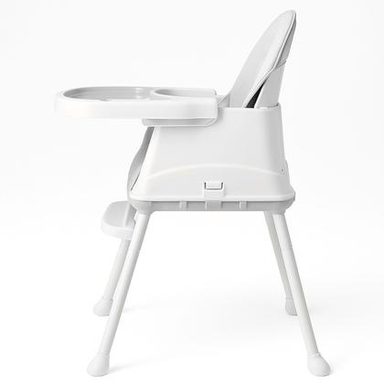 Imagem de Cadeira de Alimentação Bebe Infantil Portatil 2 em 1 Cinza PipDip