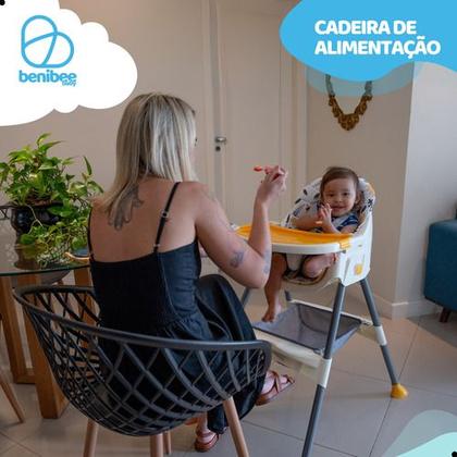 Imagem de Cadeira De Alimentação Bebê Portátil 2 em 1 Segura - PAPINHA - KIDDO