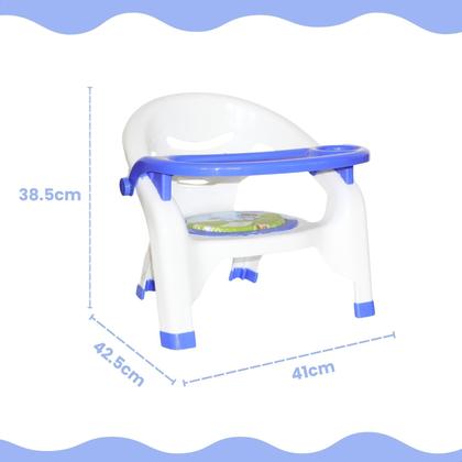 Imagem de Cadeira de Alimentação Bebê Portátil Alimentador Infantil Refeição Menino Menina