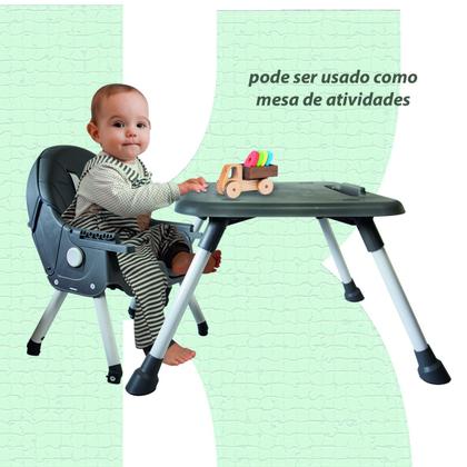 Imagem de Cadeira De Alimentação Com Mesa 8 Em 1 Portátil Multifuncional Para Bebê - Kababy
