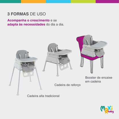 Imagem de Cadeira De Alimentação Infantil 3 em 1 Harmony Maxi Baby
