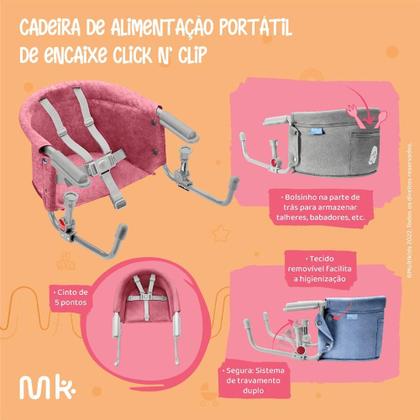 Imagem de Cadeira de Alimentação Multikids Portátil de Encaixe em Mesa