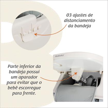 Imagem de Cadeira De Alimentação Portátil Bebê Multifuncional 4 em 1