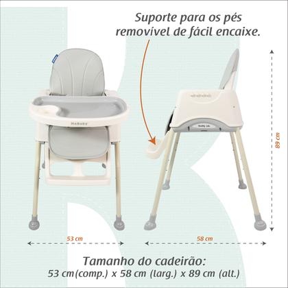 Imagem de Cadeira De Alimentação Portátil Bebê Multifuncional 4 em 1
