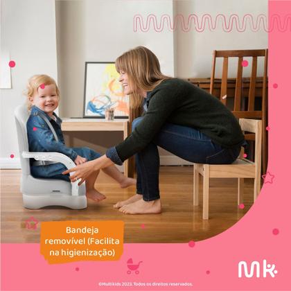 Imagem de Cadeira de Alimentação Portátil Lollipop 6M 15KG Cinza Multikids Baby - BB475