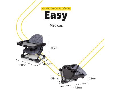Imagem de Cadeira de Alimentação Portátil Safety 1st Easy 3 Níveis de Altura até 20kg