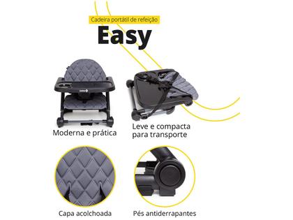 Imagem de Cadeira de Alimentação Portátil Safety 1st Easy 3 Níveis de Altura até 20kg