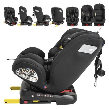 Imagem de Cadeira de auto universe 360 isofix 0 a 36 kg preta - kiddo