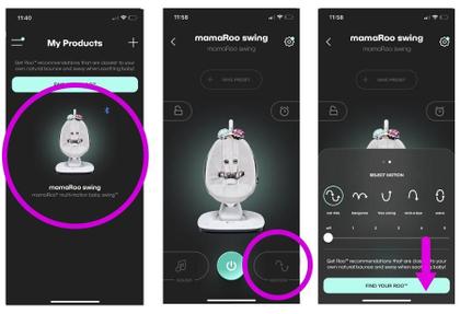 Imagem de Cadeira de Balanço 4MOMS Bebe Descanso MAMAROO 5.0 Preta