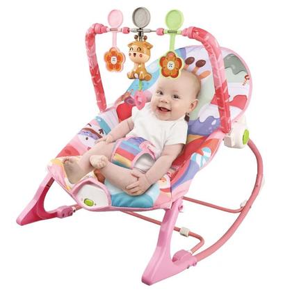 Imagem de Cadeira De Balanço Descanso Automática Infantil Bebe Musical Vibratória Multmaxx