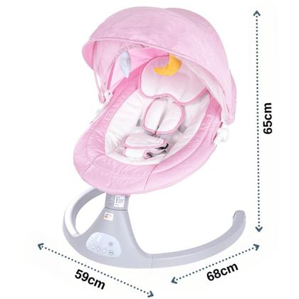 Imagem de Cadeira De Balanço E Descanso Bebe Portatil Musical Bouncer Infantil Mobile Eletrica Automatico Brinquedos Mosquiteiro Melodias Bliss