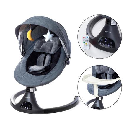 Imagem de Cadeira De Balanço E Descanso Bebe Portatil Musical Bouncer Infantil Mobile Eletrica Automatico Brinquedos Mosquiteiro Melodias Bliss