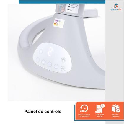 Imagem de Cadeira De Balanço E Descanso Bebe Portatil Musical Bouncer Infantil Mobile Eletrica Automatico Brinquedos Mosquiteiro Melodias Bliss