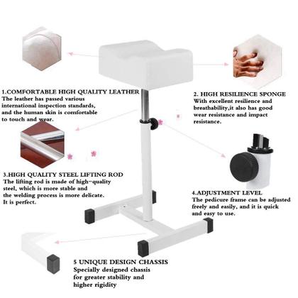 Imagem de Cadeira de banco Focket Adjustable Foot Care Pedicure Nail Salon