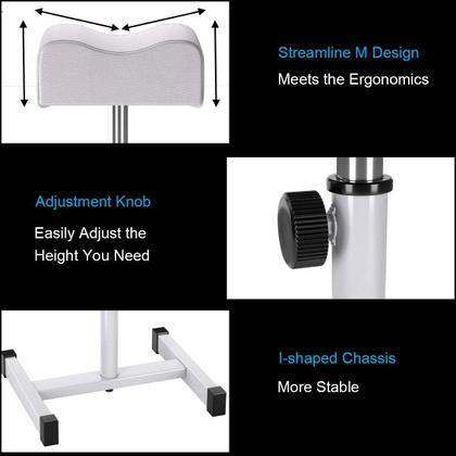 Imagem de Cadeira de banco Focket Adjustable Foot Care Pedicure Nail Salon