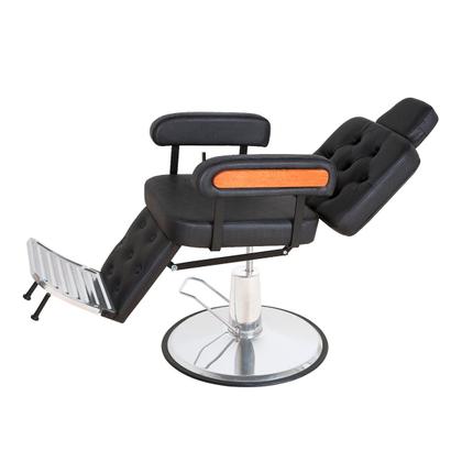 Imagem de Cadeira de Barbeiro Sevilha Standard Reclinável Base Redonda