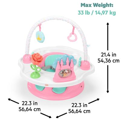 Cadeira de Bebê Bright Starts Disney Princess SuperSeat Rosa
