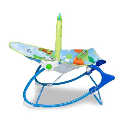 Imagem de Cadeira de Bebê Descanso Infantil Repouseira Musical Vibratória Alimentação Refeição Função Balanço e Deitado Esquilinh