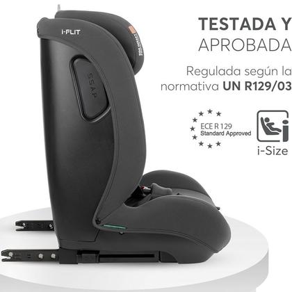 Imagem de Cadeira de carro i-flit isofix grey 9 a 36 kg (cinza) - kikka boo