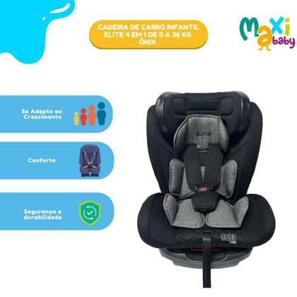 Imagem de Cadeira de Carro Infantil 0 a 36Kg Elite 4 em 1 - Maxi Baby -