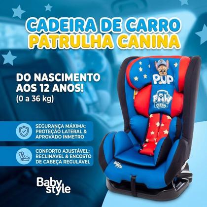 Imagem de Cadeira De Carro Infantil Assento Ajustável 0 A 36kgs Conforto Auto 3 Posições Reclinável 0 A 12 anos Bebê E Criança