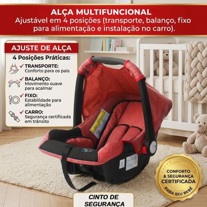 Imagem de Cadeira de Carro Infantil Bebê Conforto Victory Baby Style 0 a 13kg Cadeirinha Assento Seguro, Confortável e Prático para Viagens