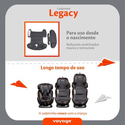 Imagem de Cadeira de Carro Infantil Reclinável Legacy Mescla - Voyage