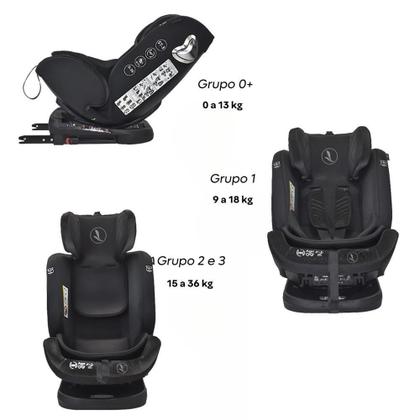 Imagem de Cadeira De Carro Infantil Safe Tour 360 Preto Premium Baby