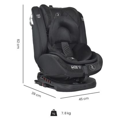 Imagem de Cadeira De Carro Infantil Safe Tour 360 Preto Premium Baby