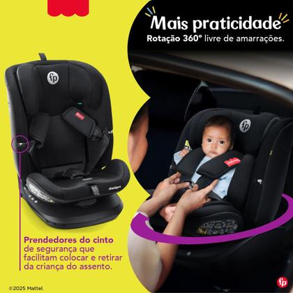 Imagem de Cadeira de Carro Infantil ShieldPro 360 Preto Fisher Price