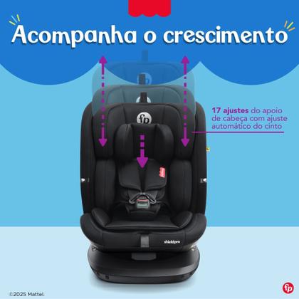 Imagem de Cadeira de Carro Infantil ShieldPro 360 Preto Fisher Price