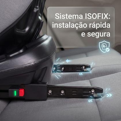 Imagem de Cadeira de Carro para Bebê Auto 0 a 36kg Cadeirinha Isofix Rotação 360º Giratória Reclinável 4 Posições