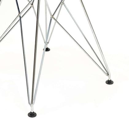Cadeira de Cozinha Eames Cromada e Azul Marinho - Emporio Tiffany Imagem de Cadeira de Cozinha Eames Cromada e Azul Marinho