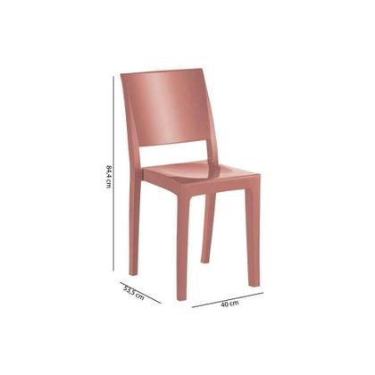 Imagem de Cadeira de Cozinha Hydra UZ4002 Kit 4 Un Freijó/Suede Capuccino - Kappesberg