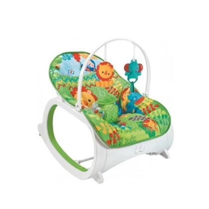 Imagem de Cadeira de Descanço e Balanço Musical Verde + Chocalho Baby