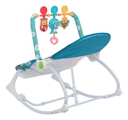 Imagem de Cadeira de Descanso Balanço Bebe Conforto Mobile Vibratoria Musical Azul