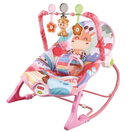 Imagem de Cadeira De Descanso Bebê Balanço Musical Vibratória Rosa Bambinelli