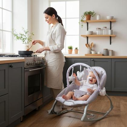 Imagem de Cadeira de Descanso Bebê Musical FunTime Belle CZ Maxi Baby