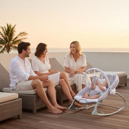 Imagem de Cadeira de Descanso Bebê Musical FunTime Teddy CZ Maxi Baby