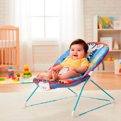 Imagem de Cadeira de Descanso C/ Vibração e Musica Para Bebes Azul BW093AZ Importway